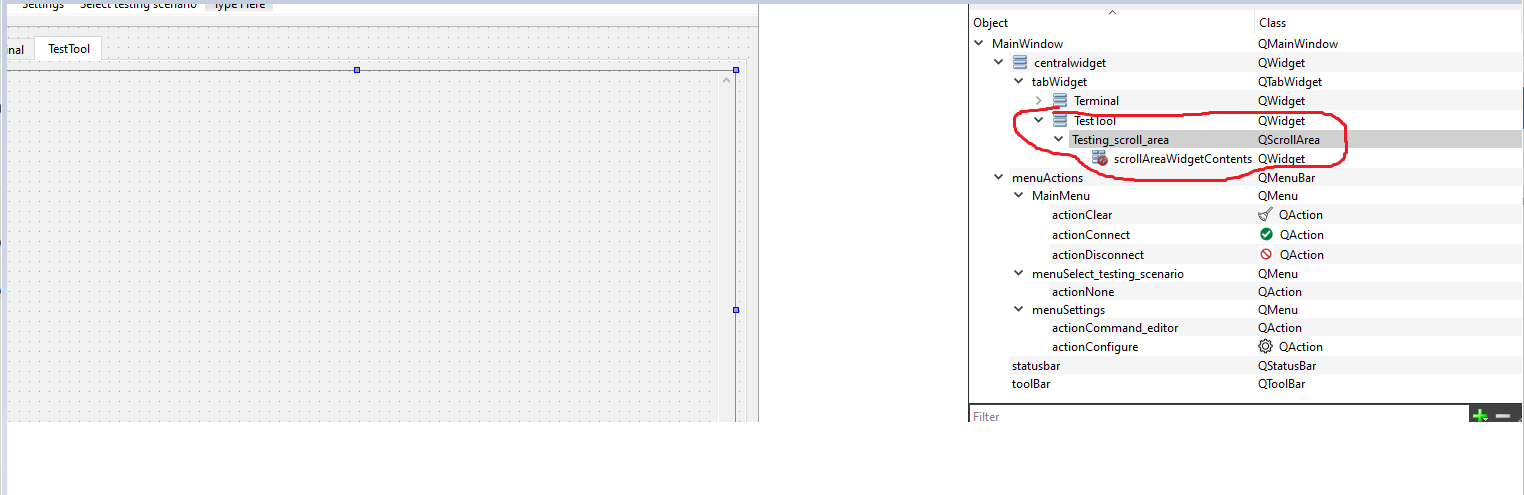 QScrollArea scrollbar not working as expected | Qt Forum
