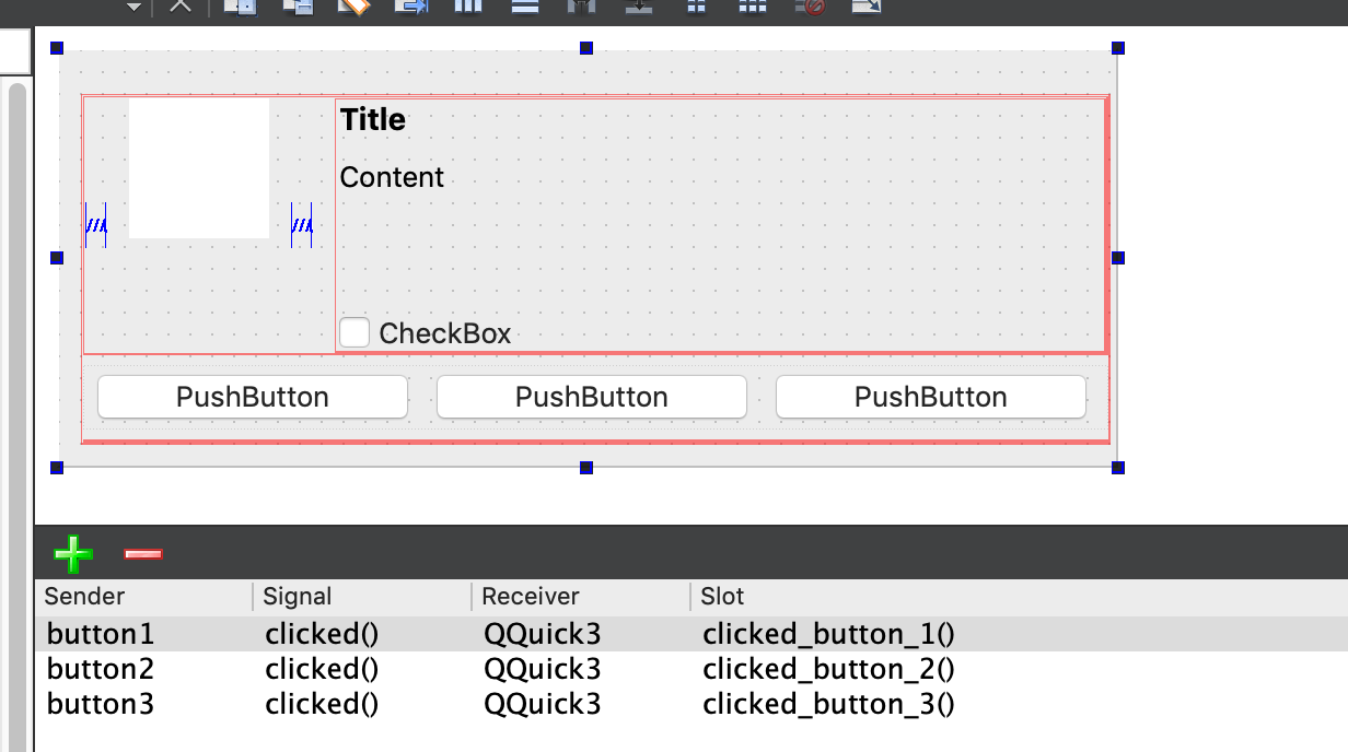 Call slot in qtc