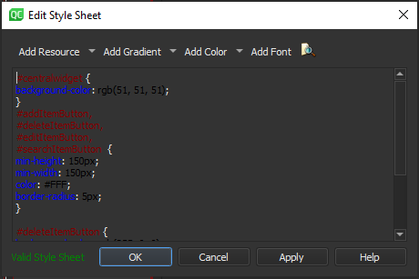 Download Changing The Text Colour On Styles Sheet Dialog Qt Forum SVG Cut Files