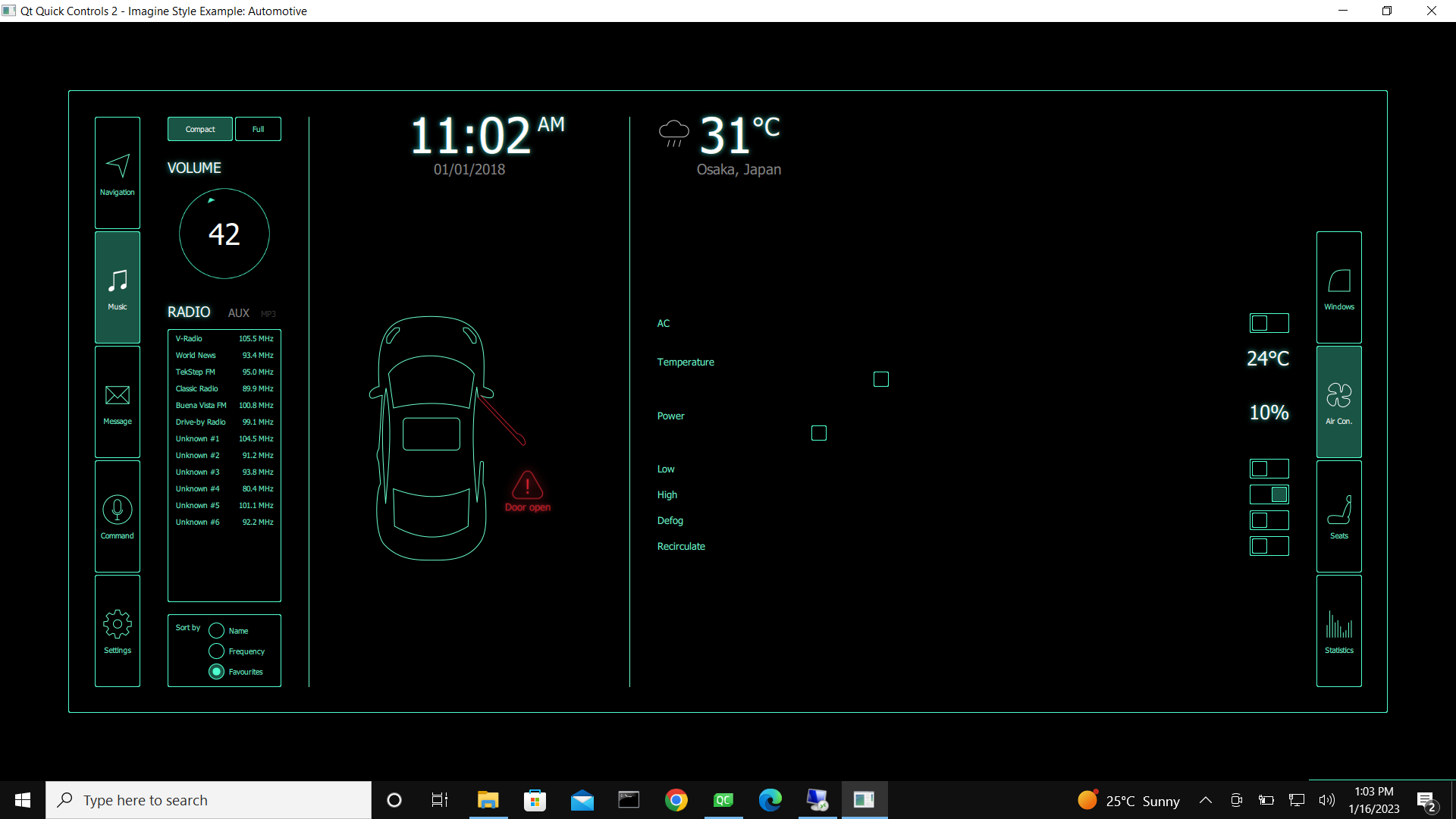Imagine style automotive example | Qt Forum