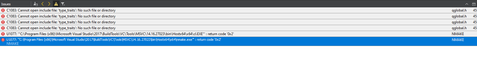Qt 5.9.0 64bit executable app building issue using MSVC2017 64bit kit ...